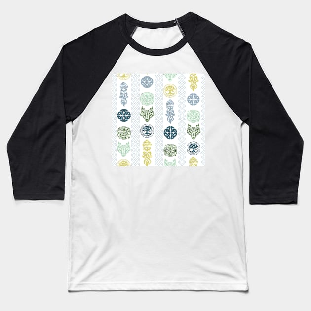 Celtic Talismans Baseball T-Shirt by MSBoydston